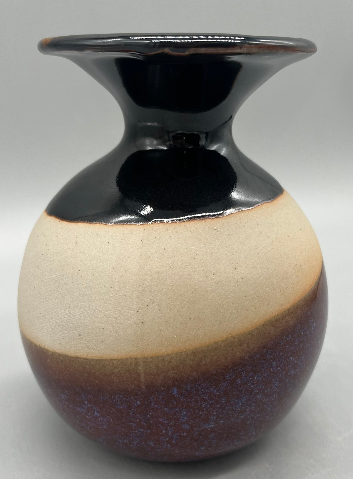 Temoku + Purple Haze Vase