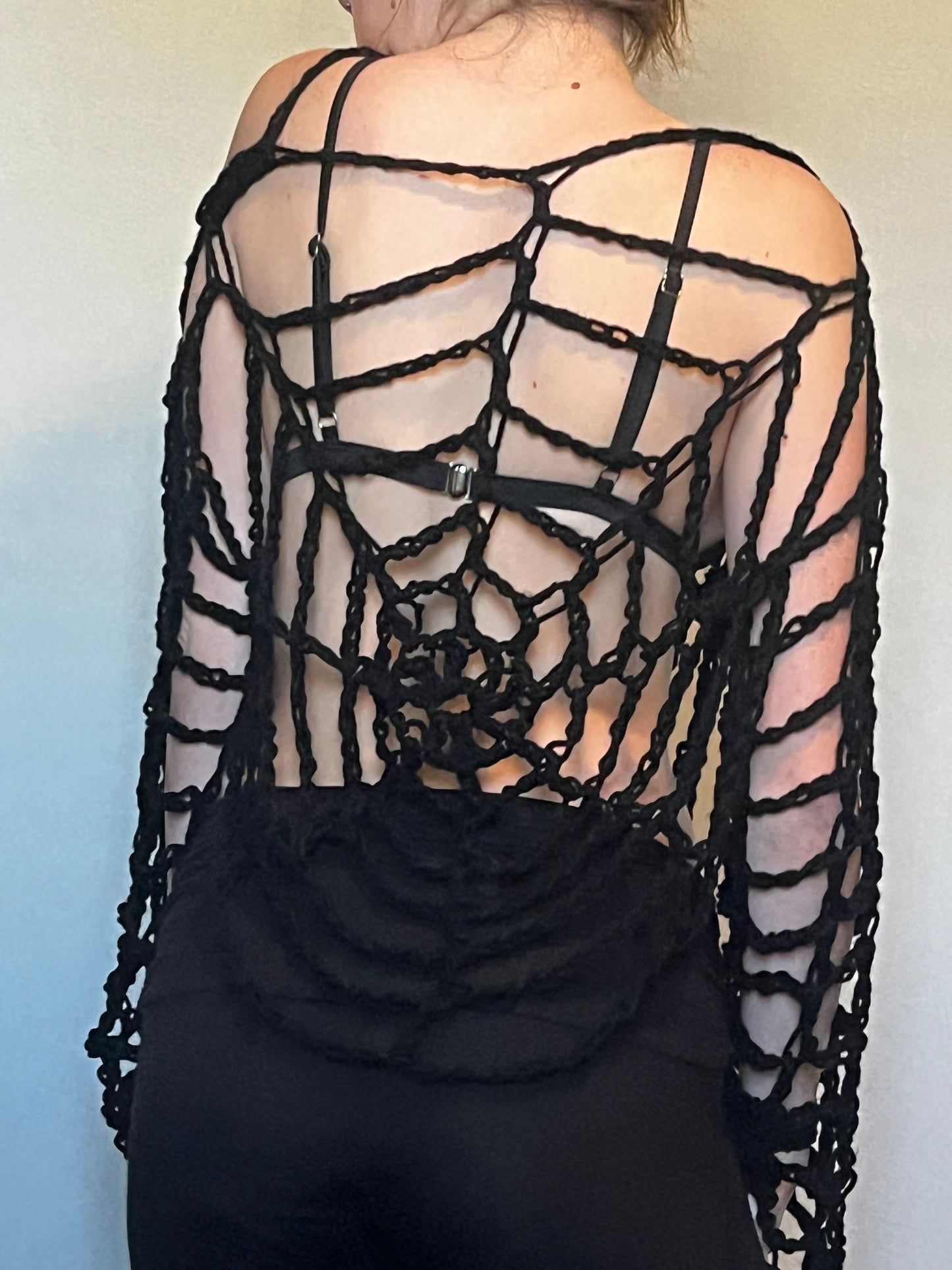Spider Web Mesh Coverup