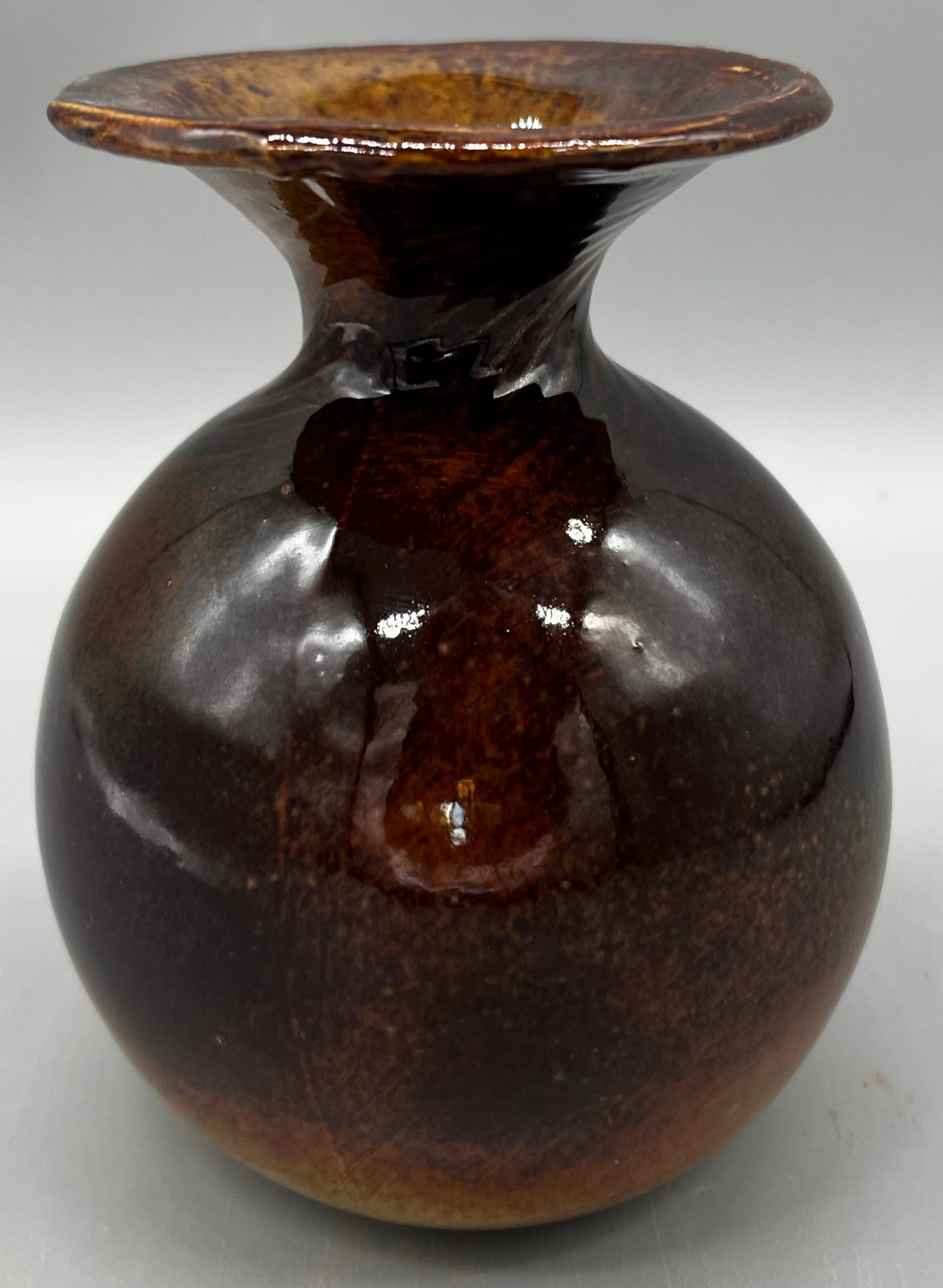 Iron red vase