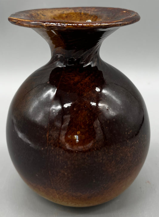 Iron red vase