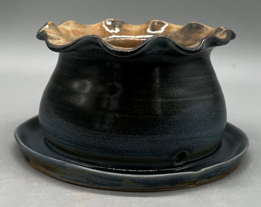 Midnight blue planter